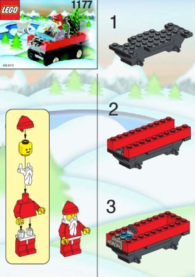 Building Instructions - LEGO - 1177 - SANTA'S TRUCK: Page 1