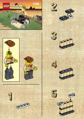 Building Instructions - LEGO - 1182 - SMALL RAFT: Page 1