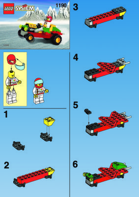 Building Instructions - LEGO - 1190 - CAR: Page 1