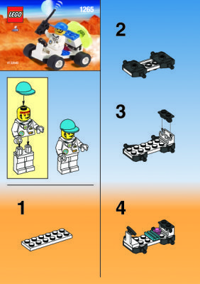 Building Instructions - LEGO - 1265 - MOON BUGGY (OLD 1180): Page 1