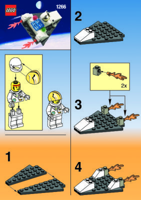 Building Instructions - LEGO - 1266 - SPACE PROBE (OLD 1181): Page 1