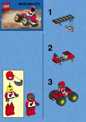 Building Instructions - LEGO - 1273 - ROUGH RIDER (OLD 6619): Page 1