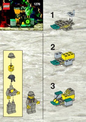 Building Instructions - LEGO - 1276 - HELICOPTER: Page 1