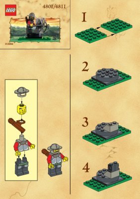 Building Instructions - LEGO - 1287 - DEFENCE ARCHER: Page 1