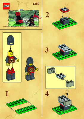 Building Instructions - LEGO - 1289 - SMALL CATAPULT: Page 1