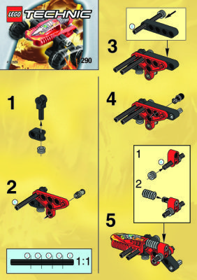 Building Instructions - LEGO - 1290 - VOLCANO CLIMBER: Page 1