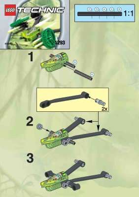 Building Instructions - LEGO - 1293 - SWAMP CRAFT: Page 1