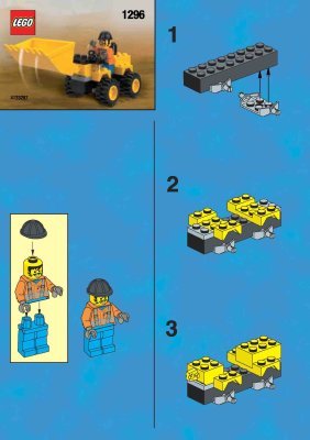 Building Instructions - LEGO - 1296 - EXCAVATOR: Page 1