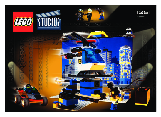 Building Instructions - LEGO - 1351 - Moving Backdrop Studio: Page 1