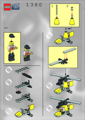 Building Instructions - LEGO - 1360 - DIRECTOR'S COPTER: Page 1