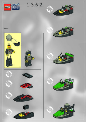 Building Instructions - LEGO - 1362 - AIR BOAT: Page 1