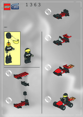 Building Instructions - LEGO - 1363 - STUNT GO-CART: Page 1