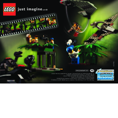 Building Instructions - LEGO - 1370 - Raptor Rumble Studio: Page 1