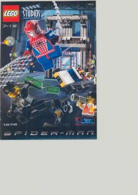 Building Instructions - LEGO - 1376 - Spider-Man™ Action Studio: Page 1