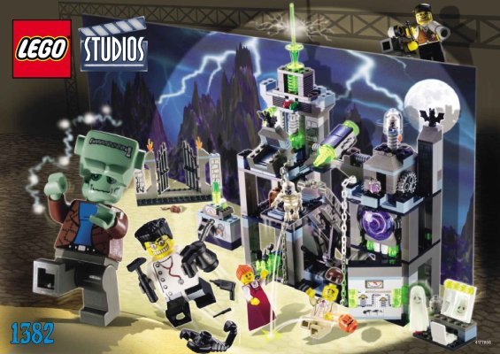 Building Instructions - LEGO - 1382 - Scary Laboratory: Page 1