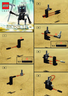 Building Instructions - LEGO - 1420 - NUJU: Page 1