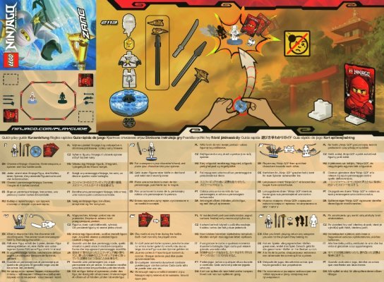 Building Instructions - LEGO - 2113 - Zane: Page 1