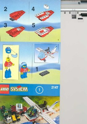 Building Instructions - LEGO - 2147 - INFLIGHT DRAGON FLY: Page 1