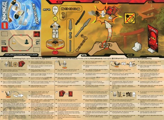 Building Instructions - LEGO - 2171 - Zane DX: Page 1