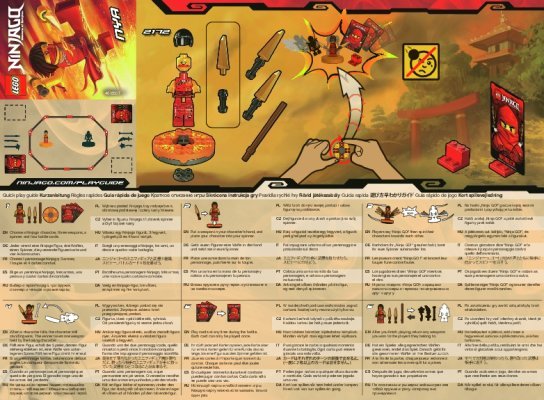 Building Instructions - LEGO - 2172 - Nya: Page 1