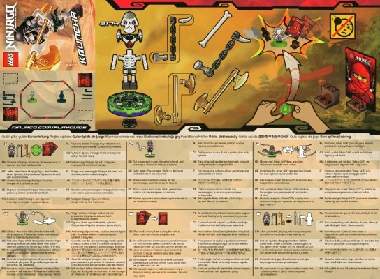 Building Instructions - LEGO - 2174 - Kruncha: Page 1