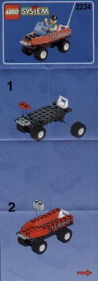 Building Instructions - LEGO - 2234 - POLICE W. 2 ROAD PLATES: Page 1