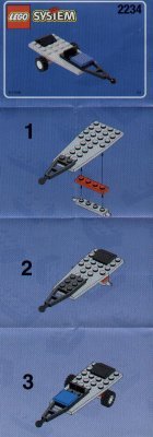 Building Instructions - LEGO - 2234 - POLICE W. 2 ROAD PLATES: Page 1