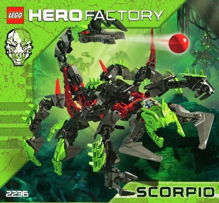 Building Instructions - LEGO - 2236 - Scorpio: Page 1