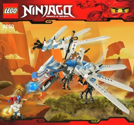 Building Instructions - LEGO - 2260 - Ice Dragon Attack: Page 1