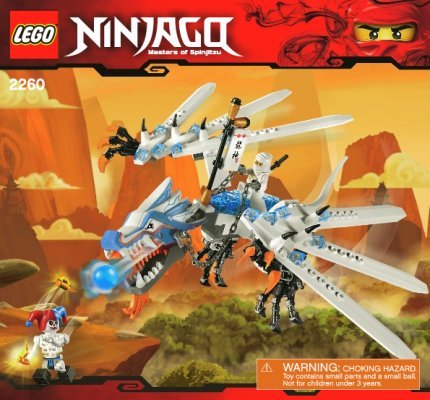 Building Instructions - LEGO - 2260 - Ice Dragon Attack: Page 1