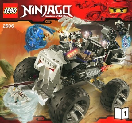 Building Instructions - LEGO - 2506 - Skull Truck: Page 1