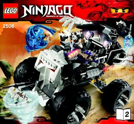 Building Instructions - LEGO - 2506 - Skull Truck: Page 1