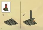 Building Instructions - LEGO - 2516 - Ninja Training Outpost: Page 4