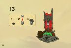 Building Instructions - LEGO - 2516 - Ninja Training Outpost: Page 10