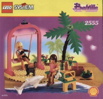 Building Instructions - LEGO - 2555 - GIRLS ON BEACH: Page 1