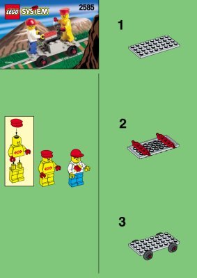 Building Instructions - LEGO - 2585 - BOGEY: Page 1