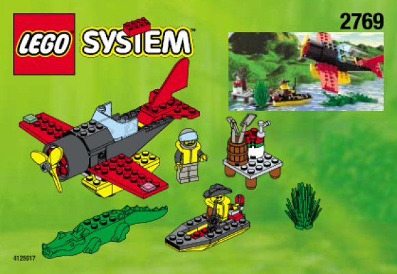 Building Instructions - LEGO - 2769 - INFLIGHT JUNGLE EXPRESS: Page 1