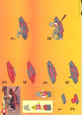 Building Instructions - LEGO - 2892 - CASTLE BOAT W. ARMING: Page 1