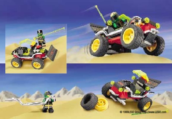 Building Instructions - LEGO - 2963 - X-TREME CAR: Page 1