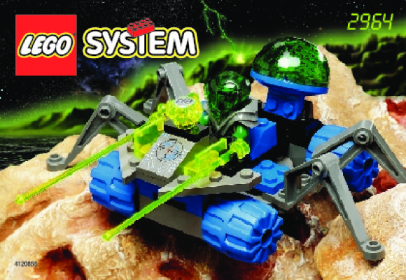 Building Instructions - LEGO - 2964 - SPACE INSECTOIDS - VEHICLE: Page 1