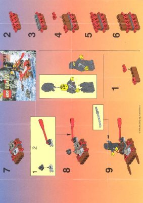 Building Instructions - LEGO - 3017 - PG1 CASTLE 2: Page 1