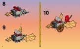 Building Instructions - LEGO - 3051 - RED DRAGON'S ATTACK: Page 4