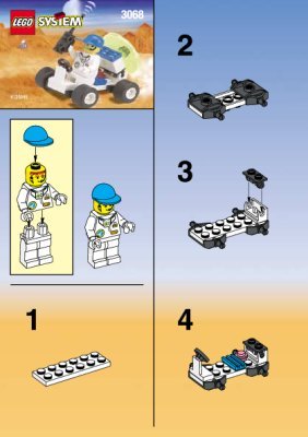 Building Instructions - LEGO - 3068 - RADAR CAR: Page 1