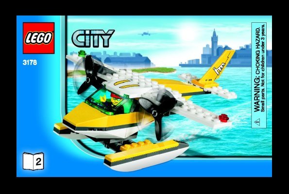 Building Instructions - LEGO - 3178 - Seaplane: Page 1