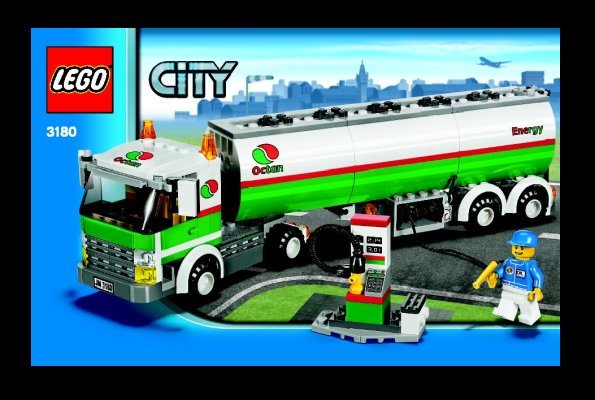 Building Instructions - LEGO - 3180 - Tank Truck: Page 1