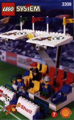 Building Instructions - LEGO - 3309 - MAIN STAND - SIDE: Page 1