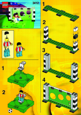 Building Instructions - LEGO - 3412 - POINT SHOOTING: Page 1