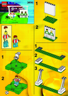 Building Instructions - LEGO - 3414 - PRECISION SHOOTOING: Page 1