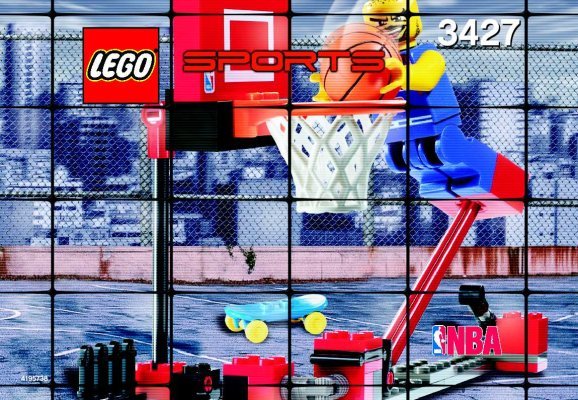 Building Instructions - LEGO - 3427 - NBA Slam Dunk: Page 1