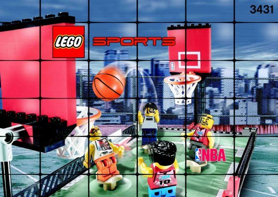 Building Instructions - LEGO - 3431 - Streetball 2 vs. 2: Page 1